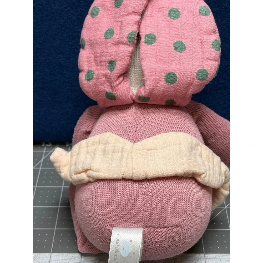 Cloud Island Plush Ladybug Pink Green Knit Tutu Polka Dot Wings F396791